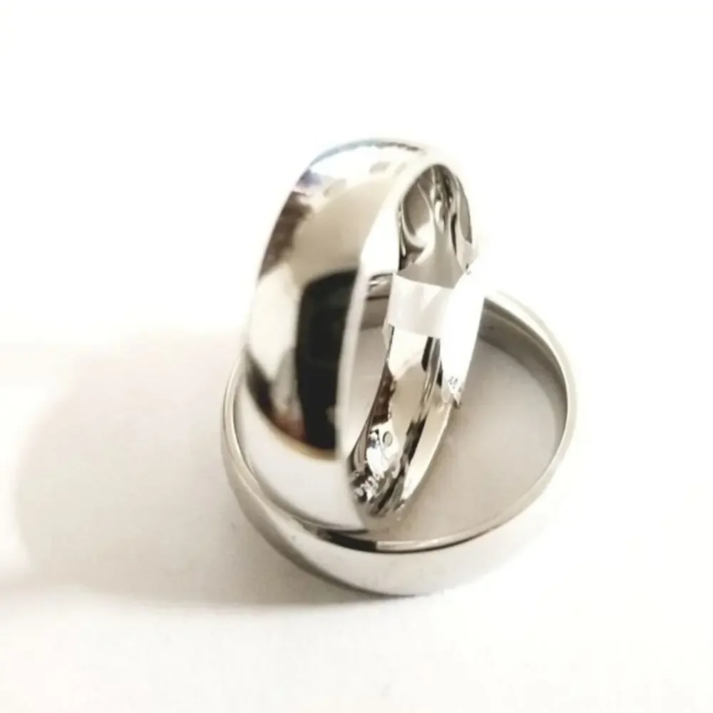 New shiny stainless steel ring‎ size 12